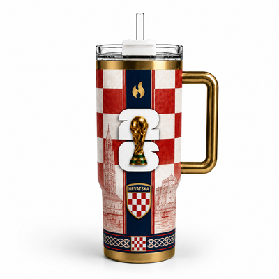 CROATIA WC26 x Flare Surge™ 40oz Tumbler