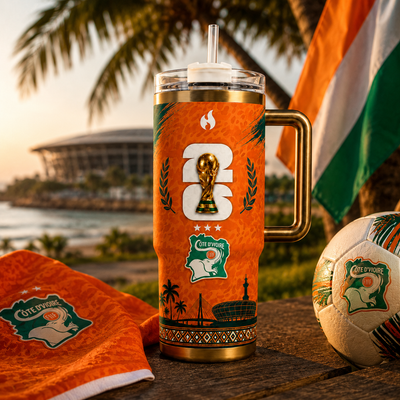 IVORY COAST WC26 x Flare Surge™ 40oz Tumbler