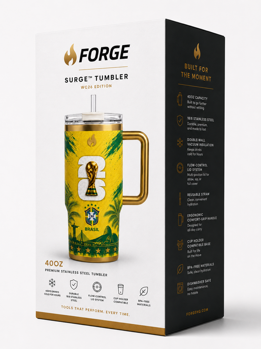 BRAZIL WC26 x Flare Surge™ 40oz Tumbler
