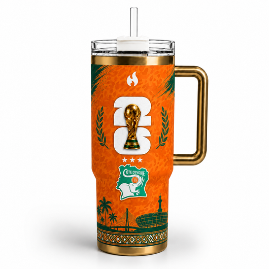 IVORY COAST WC26 x Flare Surge™ 40oz Tumbler