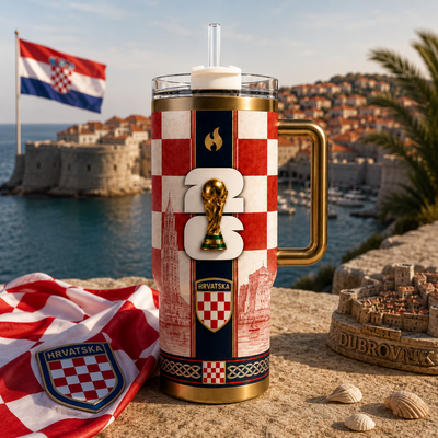 CROATIA WC26 x Flare Surge™ 40oz Tumbler